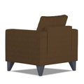 Adorn India Hallton Tufted 1 Seater Sofa (Brown) (3 Year Warranty)