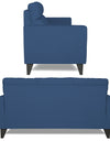 Adorn India Cardello 3-2-1 Six Seater Sofa Set (Blue)