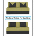 Adorn India Easy Boom 2 Seater Sofa Cum Bed 4 x 6 (Green & Black) (1 Year Warranty)