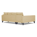 Adorn India Beetle Plus Bricks L Shape 6 Seater Sofa Set (Left Hand Side) (Beige) (3 Year Warranty)