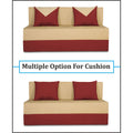 Adorn India Easy Boom 2 Seater Sofa Cum Bed 4 x 6 (Maroon & Beige) (1 Year Warranty)