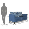 Sheldon Crafty 2 Seater Sofa (Blue)