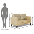 Tornado Bricks 2 Seater Sofa (Beige)