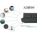 Adorn India Arden 4 Seater Sofa Cum Bed 4 x 6 (Dark Grey) (3 Year Warranty)