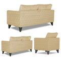 Enzo Decent 3+2+1 6 Seater Sofa Set with Centre Table (Beige)