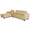 Raiden Decent Premium L Shape 6 Seater Sofa Set with Center Table (Left Hand Side) (Beige)