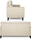 Adorn India Cardello 3 Seater Sofa (Beige)