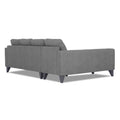 Adorn India Haddin Premium L Shape 6 Seater Sofa Set (Left Hand Side) (Grey)