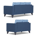 Straight line Plus Blossom 3+2 5 Seater Sofa Set (Blue)