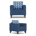 Straight line Plus Bricks 3+2+1 6 Seater Sofa Set (Blue)