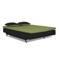 Adorn India Aspen 3 Seater Sofa Cum Bed (Green & Black) (3 Year Warranty)