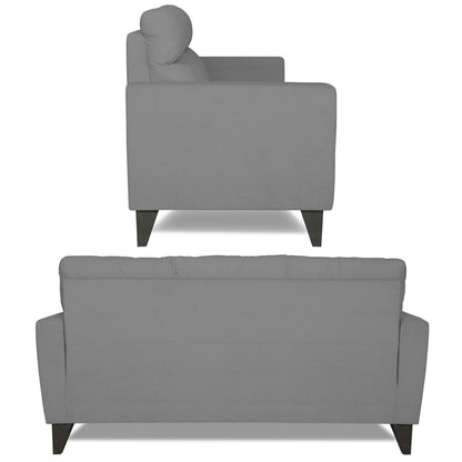 Adorn India Cardello 3-1-1 Five Seater Sofa Set (Grey)