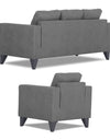Adorn India Straight line Plus Premium Leatherette Suede 3+1+1 5 Seater Sofa Set (Grey)