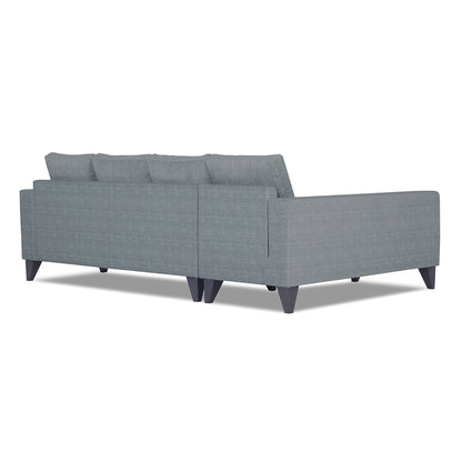 Adorn India Beetle Plus Bricks L Shape 6 Seater Sofa Set (Left Hand Side) (Grey)