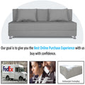 Adorn India Foam Easy Alyn Plus Decent 4 Seater Sofa Cum Bed (6X6) (Grey)(1 Year Warranty)