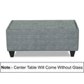 Sheldon Crafty 3+2+1 6 Seater Sofa Set with Centre Table (Grey)