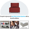 Adorn India Easy Alyn Plus Decent 1 Seater Sofa Cum Bed (2.5x6) (Maroon) (1 Year Warranty)