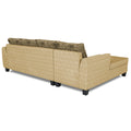 Raiden Crafty L Shape 6 Seater Sofa Set with Center Table (Left Hand Side) (Beige)