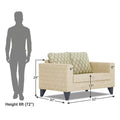 Straight line Plus Blossom 2 Seater Sofa (Beige)