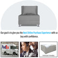 Adorn India Easy Alyn Plus Decent 1 Seater Sofa Cum Bed (2.5x6) (Grey) (1 Year Warranty)