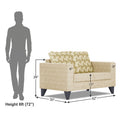Straight line Plus Bricks 2 Seater Sofa (Beige)