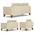 Straight line Plus Bricks 3+2+1 6 Seater Sofa Set (Beige)