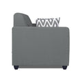 Rio HighBack 3+1+1 5 Seater Sofa Set (Grey)