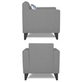 Adorn India Bladen 3-1-1 Five Seater Sofa Set(Grey)