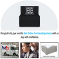 Adorn India Easy 1 Seater Sofa Cum Bed (Rhombus Pattern) Chennile Fabric - Washable Cover - Including 1 Cushion - Size 2.5' x 6' Ft (Black Color) Perfect for Home & Office for Guests
