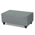 Tornado Bricks 3+1+1 5 Seater Sofa Set with Centre Table (Grey)