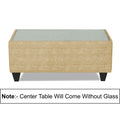 Enzo Decent 3+1+1 5 Seater Sofa Set with Centre Table (Beige)