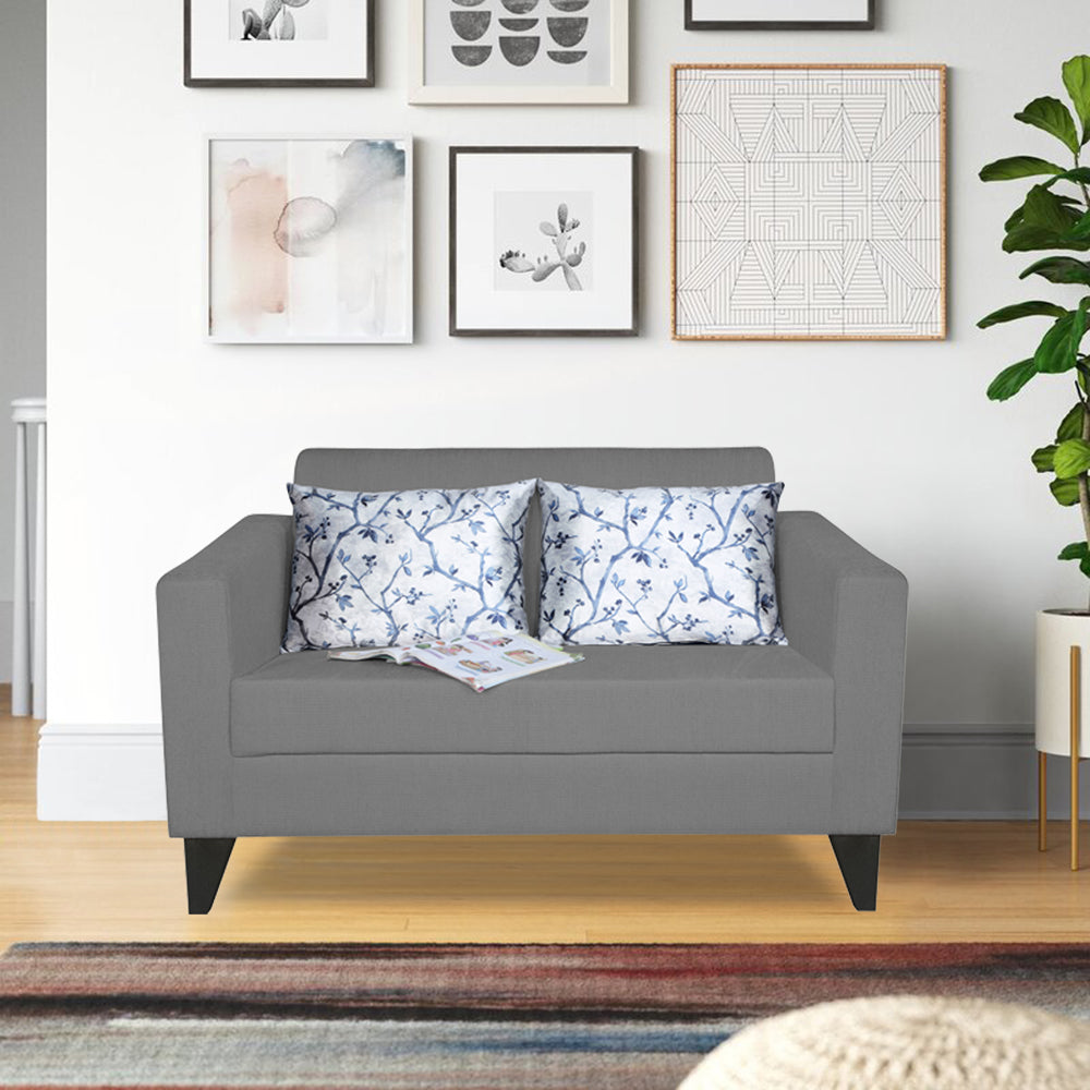 Adorn India Bladen 2 Seater Sofa (Grey)
