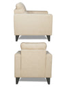 Adorn India Darcy 3-1-1 Five Seater Sofa Set (Beige)