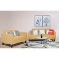 Adorn India Bladen 3-2 Five Seater Sofa Set (Beige)