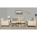 Adorn India Cardello 3-1-1 Five Seater Sofa Set(Beige) (3 Year Warranty)