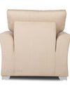 Adorn India Alexia Five Seater Sofa Set 3-1-1 (Beige)