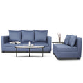 New Straight Line Modular 5 Seater Sofa Set (Dark Grey)