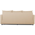New Straight Line Modular 5 Seater Sofa Set (Beige) - Wood
