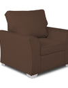 Adorn India Alexia Five Seater Sofa Set 3-1-1 (Brown)