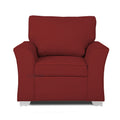 Adorn India Alexia 3+1+1 Sofa Set(Maroon)