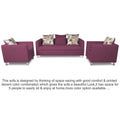 Adorn India Sal Alita 3-1-1 Compact 5 Seater Sofa Set (Light Purple)