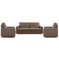 Straight line 3+1+1 Seater Sofa Set(Camel)
