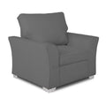 Adorn India Alexia 3+1+1 Sofa Set(Grey)