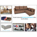 New Straight Line Modular 5 Seater Sofa Set (Camel)