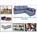 New Straight Line Modular 5 Seater Sofa Set (Dark Grey)