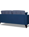 Adorn India Hector Stripes 3 Seater Sofa (Blue) Martin Plus