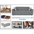 Adorn India Monteno 3 Seater Sofa (Grey) (3 Year Warranty)