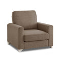 Straight line 3+1+1 Seater Sofa Set(Camel)