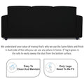 Adorn India Monteno Modular Sofa Set (Black)