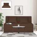 Adorn India Easy Highback Three Seater Sofa Cum Bed Decent 5' x 6' (Brown) (1 Year Warranty)